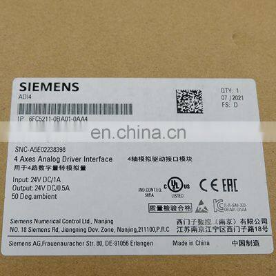 Original New Siemens 6FC5211-0BA01-0AA4 Interface Analog Drive Digital Output Module photo-2