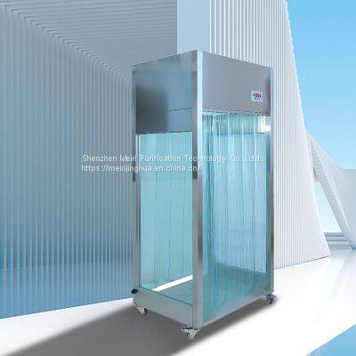 MRJH Explosion-Proof Gmp Clean Room Weighing Laminar Class 100 Flow Hood Simple Dispensing Booth Wheels Portable Weighing Room
