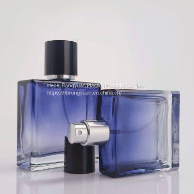 Wholesale Free Sample Luxury Woman 10ml 15ml 30ml 50ml Square Spray Glass Empty Perfume Bottle 50 ml 100ml photo-3