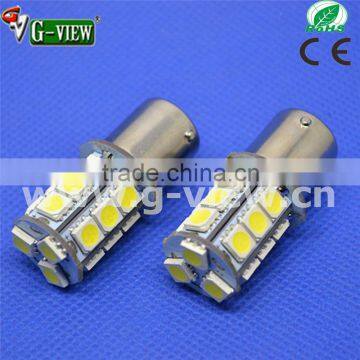 auto bulb China superbright autoparts production 1156 1157 BA15S BA15D 18smd 5050chip car Led light