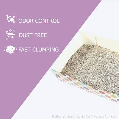 Lavender Scent Bentonite Cat Litter Gerry Pet Dust Free 20L /10L /5L photo-2