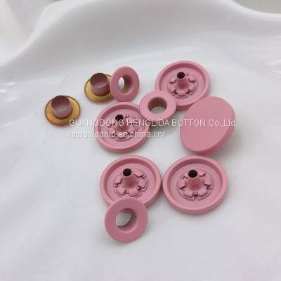 HLD Button Factory Wholesale 15mm Dyed Spring Snap Button for Garment photo-4