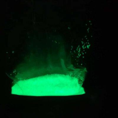 Glow in the dark pigment rare earth pigment luminous powder photoluminescet powder , glowing color:yellowish green