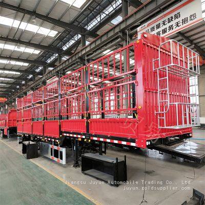 Warehouse Semi-trailer Flat Flower Bar Semi-trailer Export Warehouse Semi-trailer photo-3