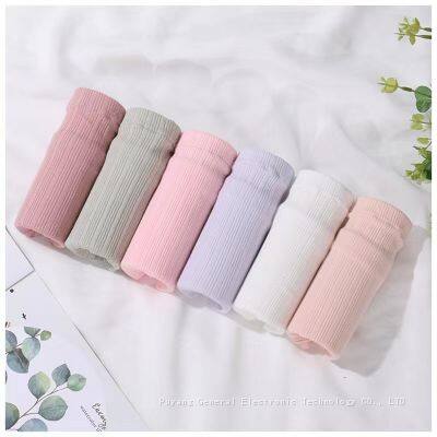 High Waist Breathable Ribbed Underwear Maternidad Bragas Maternity Panties Cotton Pregnant Women photo-3