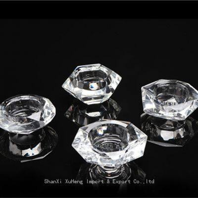 Wholesale Custom Mini Candle Jars Small Glass Tea Light Holder Home Decoration Crystal Candle Holder Glass Jar photo-5