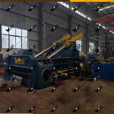 Walle Industry Car bodies baler bulky metal baling machine thin metal compactor