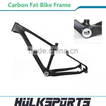 Carbon fat bike frame Toray T700 carbon fat bicycle frames 3k/ud BSA(100mm BB shells) frame