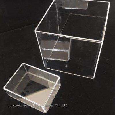 Acid and Alkali Resistant Quartz Glass Cleaning tank Quartz Glass Cleaning tank Culture Dish Reactor