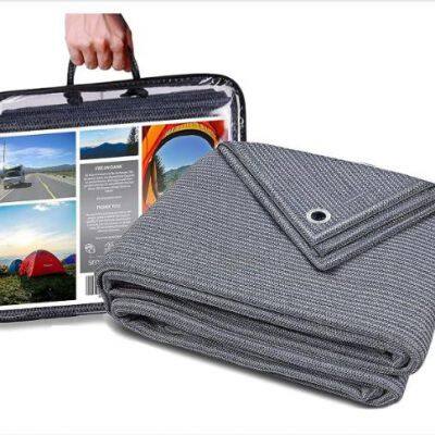 2.5X4M Groundsheet Awning Carpet With Stainless Steel Eyelets and 1 PVC Bag , 13 Pegs photo-6