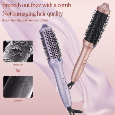 Curling Comb/roller Comb/electric Curling Comb/long and Short Hair Care Electric Heating Comb Fluffy Perm Curling Comb（Wechat:13510231336） photo-4