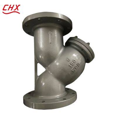 ANSI Y Type Strainer PN10 PN16 Ductile Iron QT450 GGG50 Flange Stainless Steel Filter Pipeline Industrial Wastewater Filter
