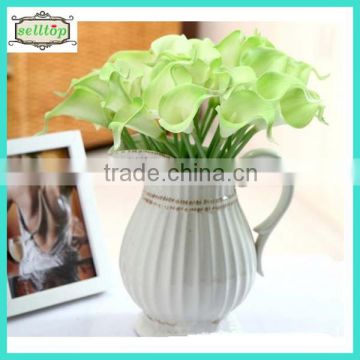 35cm pu calla real touch mini calla lilies