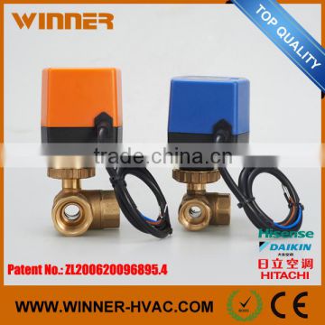 Electric Brass Motorized Modulating Control Valve with Positioner