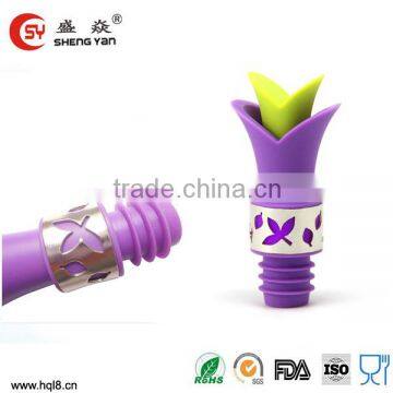 HOT wholesale durable silicone wine bottle stopper