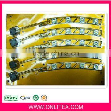 Flex pcb assembly with high yield