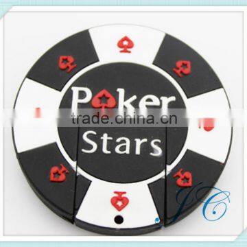 Poker Chip Casino Card Guard Challenge Coin, Various Poker Designs For usb