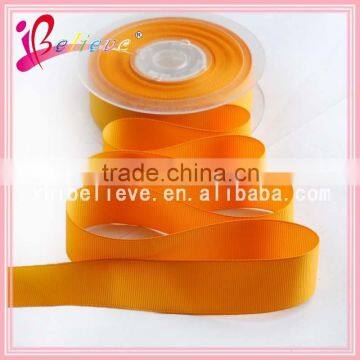 Wholesale hot selling environmental grosgrain ribbon orange ribbon