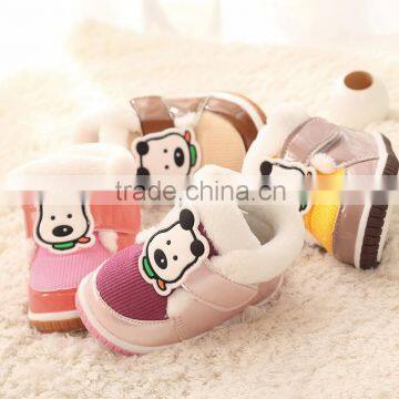 baby shoes soft and warm winter shoes dog kids winter shoes