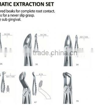 ATRUMATIC EXTRACTION FORCEPS SET