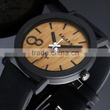 2016 Hot selling wood watch black lady watch fashion wristwatch LD133