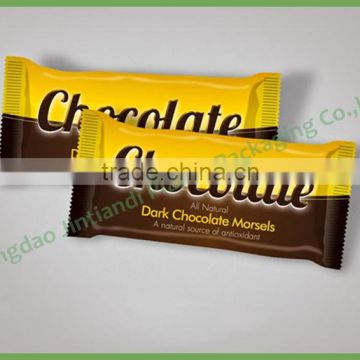 Custom Printed Good Quality Best Price Back Sealed OPP Food Grade Chocolate Plastic Packaging Bag