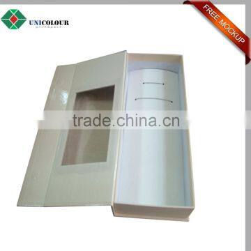Custom Hair Extension Packaging Box With Die Cut PVC Window photo-5