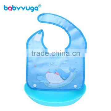 multi-functional colorful baby bib with cute design