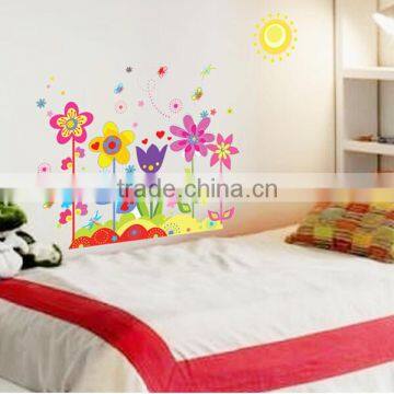 Garden Flowers Baby Nursery Peel & Stick Wall Sticker Decals Flower Wall Stickers photo-4
