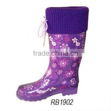 Ladies' Fashionable Rubber Boots / Rain Boots