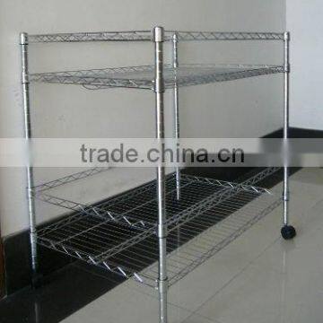 platform/promotional shelf/wire mesh shelf