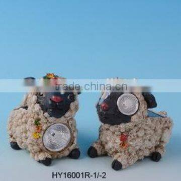 Polyresin sheep solar