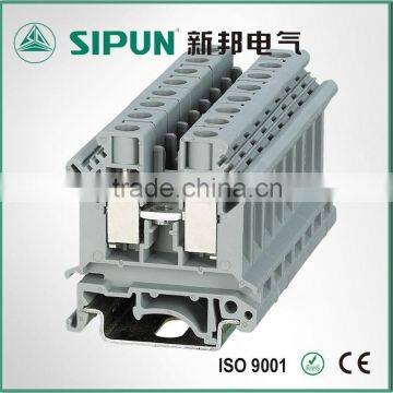 UK 10 electrical crimp din rail terminal block