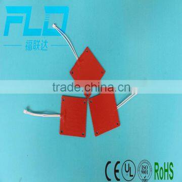 Silicone rubber flexible heating pad