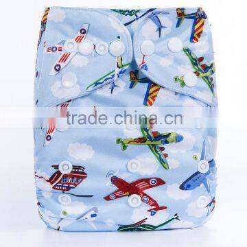 New Arrival Printed AIO Ultra Thin Natural China Cloth Diapers