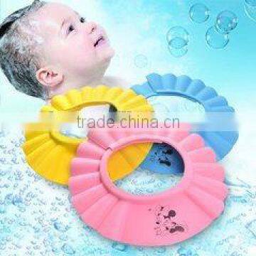 Grean cute baby bath shower cap best selling tol shower cap for children