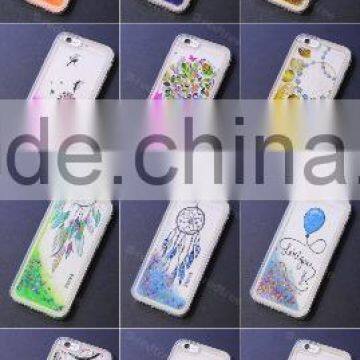 Eco-friendly Clear TPU and Liquid Feature Mobile Phone Case for Iphone 6 6s 7 photo-6