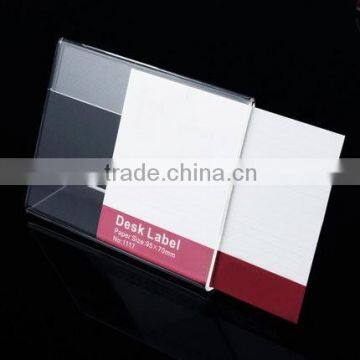 L-shaped Acrylic Table Sign/perspex Price Tag/PMMA Display Card photo-2