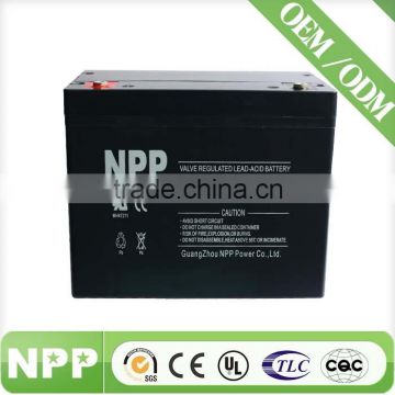 AGM 12V70 AH High Quality Rechargable Lead Acid Battery for solar system