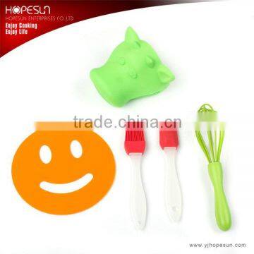 HS-TZ034 Silicone bakeware set baking set food grade colorful