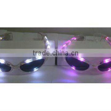 LED Flashing Glasses with 12 lights for Parties and Holidays