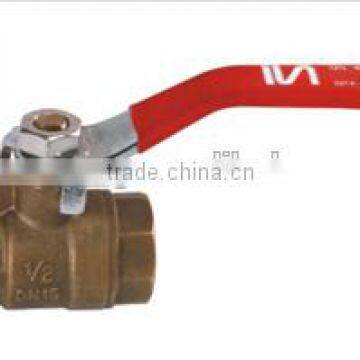 Double Female Brass Ball Valve