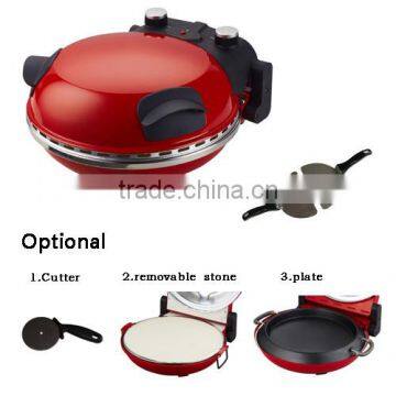 pizza cutter /removabel stone/plate optional Deep Pan Home Pizza Maker Stonebake Pizza Oven