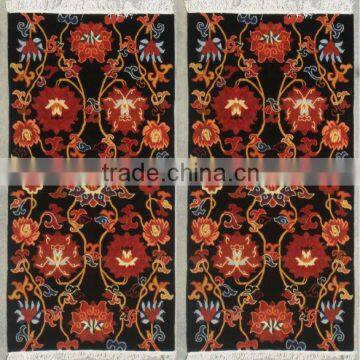 Floral Handknotted woollen carpet