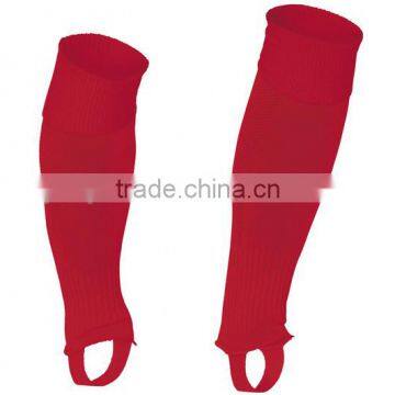 Footless knee high compression leg sleeve