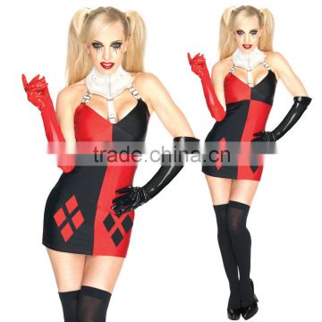 Adults carnival party sexy costume pretty design harley quinn costume BWG-2265