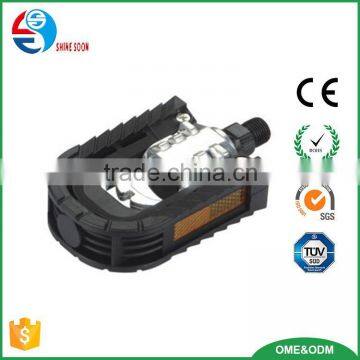 Folding Aluminum and Nylon Pedals Folding Bike Pedal Alloy Plastic Pedal