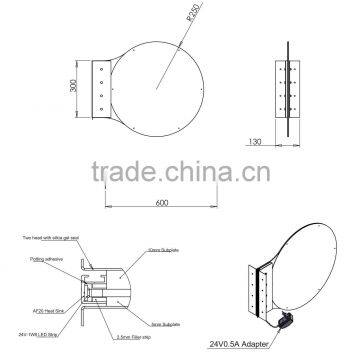 NEW Edge Light CF3 Waterproof Wall Type Acrylic Signage Led Light Box photo-6