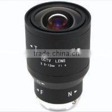 5-50mm Focal Length,Aperture F1.6,CS Mount,1/3" Format,Angle 55-6.7 degree Varifocal Manual Iris lens(SL-0550M)