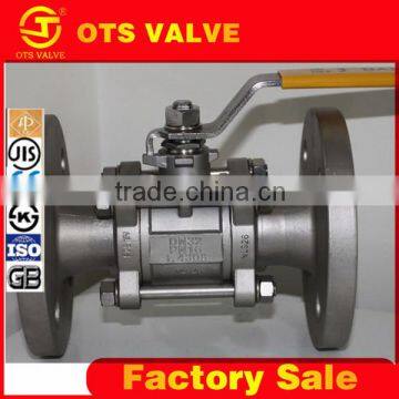 QV-DS001 API/EN stainless steel 3pc threaded ball valve